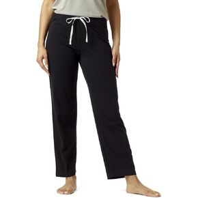 Hue Women's Plus SleepWell Basic Printed Knit Performance Sleep Pajama Pant, Made with Temperature Regulating Technology, Bella Blue-Mini Scribble, 2X