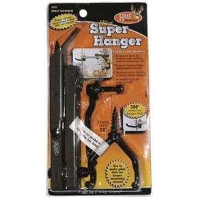 HME 360 Rotating Durable Superior Mini Super Tree Stand Bow Hanger w/Accessory Hook & Dual-Prong Accessory Hook