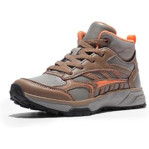 DREAM PAIRS Kids Hiking Boots Boys Girls High-Top Shoes Outdoors DuraPlay Lace-Up Lightweight Hiking Sneakers