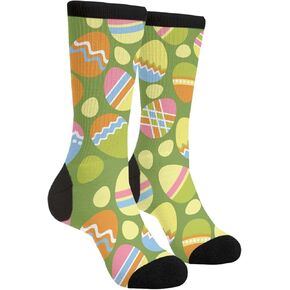 Unisex Fun Novelty Crazy Crew Socks Flute Music Dress Socks