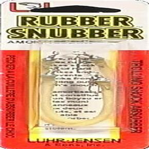 Luhr Jensen Trout Rubber Snubber, Natural, 6 1/2-Inch