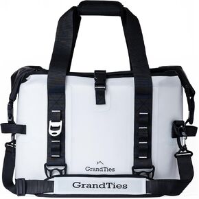 GrandTies 40 Can Portable Soft Cooler Bag - High-Performance Large Cooler - Leak Proof Waterproof Insulated Cooler Bag - Portable Ice Chest for Outdoor, Fishing, Beach, Travel, Camping