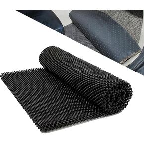 Ajxn 1 Pack Car Roof Rack Pad, Anti-Slip Waterproof Design, 3.93Ft x 3.28Ft Vehicle Roof Protective Mat, Universal Durable Multifunctional Automotive Trunk Dashboard Cargo Net Mat Accessory (Black)