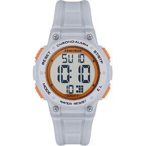ساعة ارمترون سبورت للنساء رقمية كرونوغراف بسوار راتنج - 45/7086 in Kuwait