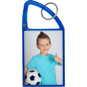 2x3 Snap-in Photo Carabiner Keychain