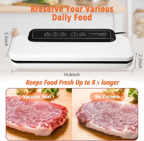 آلة ختم الفراغ التجارية، آلة ختم نظام الطعام للوجبات، آلة ختم الطعام 60KPA، 10 أكياس طعام مجانية، سهلة التنظيف، سهلة التشغيل in Kuwait