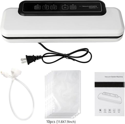 آلة ختم الفراغ التجارية، آلة ختم نظام الطعام للوجبات، آلة ختم الطعام 60KPA، 10 أكياس طعام مجانية، سهلة التنظيف، سهلة التشغيل in Kuwait