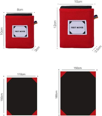 Outdoor Portable Picnic Blankets Beach Blanket Waterproof Camping Mat, Sand Free & Lightweight, Excellent for Travel | 59x70 inch, Black in Saudi Arabia