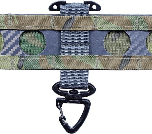 Molle Carabiner Triangle Glove Clip T-Mount, Tactical Swivel Plastic Snap Hook, Molle T Bar Key Ring Holder Battle Belt Accessories in Saudi Arabia