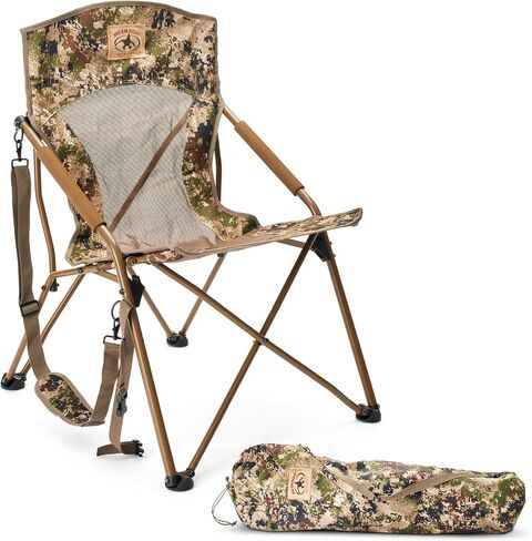 كرسي الصيد Rig'Em Right Waterfowl CampHunter مع إطار فولاذي وأشرطة حمل، Gore Optifade Subalpine in Saudi Arabia