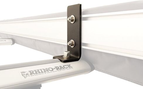 Rhino Rack Universal Awning Bracket Kit - Channel Awning Mount, fits Most awnings Including The Sunseeker Range | 31111, Black, Suitable for up to 2.5m Awnings in Saudi Arabia