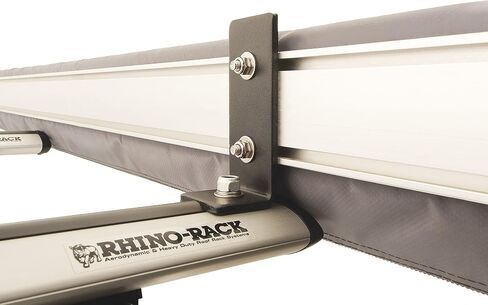 Rhino Rack Universal Awning Bracket Kit - Channel Awning Mount, fits Most awnings Including The Sunseeker Range | 31111, Black, Suitable for up to 2.5m Awnings in Saudi Arabia
