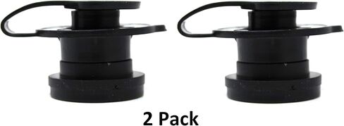 Aftermarket Black Standard 1" Shaft Cooler Drain Plug Assembly Compatible with Coleman Coolers (1) in Saudi Arabia