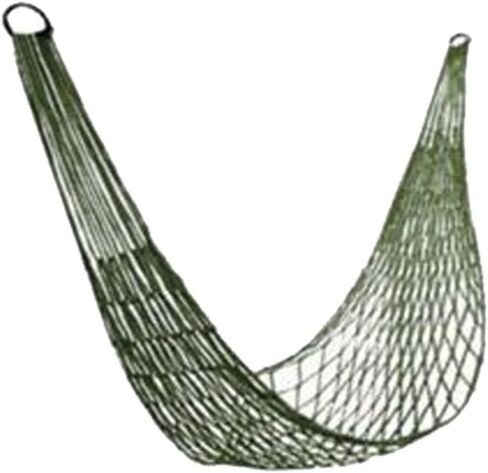 Outdoor Sport Hammock, Outdoor Sport Camping Hammock Net Mesh Nylon Rope with Hooks for Garden Beach Yard Travel (Green) in Saudi Arabia