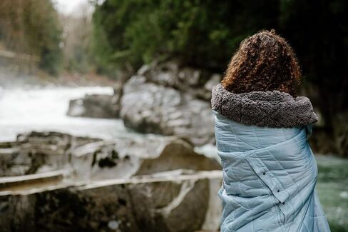 KAMMOK Mountain Blanket - Ultra-Plush Fleece, Water Resistant, Portable, Durable, Indoor/Outdoor Camp Blanket (84 in × 50 in) - Pine Green in Saudi Arabia