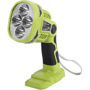 for Ryobi 18-Volt ONE+ Light 12W 1120LM LED Work Light for Ryobi 18v Battery Portable Handheld Flashlight Project Light for Camping Workshop Garage