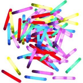 100x Fishing Glow Sticks Fishing Bobbers Floats Fishing Rod Bell Alarm Lights Float Glow Sticks Luminous Floats for Rod Tip