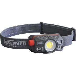 Rechargeable LED Headlamp Waterproof - Hiking Camping Outdoors Flashlight Head Lamp - Hard Hat Work Light w/Motion Sensor for Adults - Gift in Saudi Arabia
