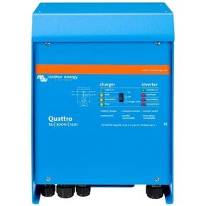 Victron Energy Quattro 5000VA 24-Volt Pure Sine Wave Inverter and 120 amp Battery Charger