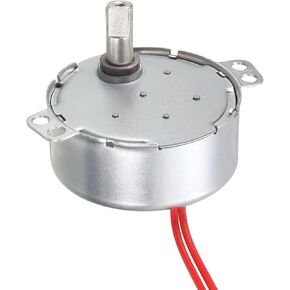 Rebower Turntable Synchronous Motor 50-60Hz 24 VAC CW 4W (5-6RPM) Electric Motor Turntable Motor for Cup Turner Electric Fan