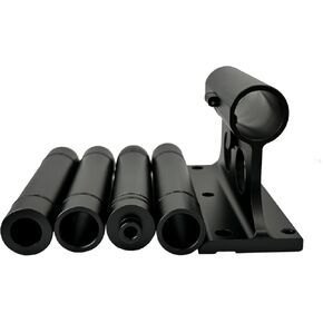 ODIER Bike Fork Mount Thru Axle Adapter 9mm 100mm, 12 x 100mm, 15 x 100mm, 15 x 110mm Roof Rack Truck Bed Van Interior L Track Floor Mount Unibody Sleeve Quick Conversion (4 in 1) (4 in 1 mag)