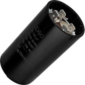 Canamax 829-995 uf/MFD 50/60 Hz 110-125 VAC Round Start Capacitor ±20% - Replacement for AC Motor Run or Fan Start and Cool or Heat Pump Air Conditioner - Replaces 6FLL8 PMJ829 CAP-829-110 CON-829-110