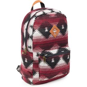 Revelry Supply Explorer Smell Proof and Water Resistant Medium Size Travel Backpack - 18 L (Maroon)