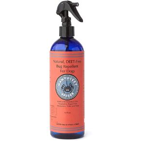 Nantucket Spider Natural Bug Repellent for Dogs | DEET-Free with Organic Essential Oils | Repels Mosquito, Flies, Ticks and Fleas | Non-Greasy Insect Spray with Thyme Oil | Large Size - 16 fl oz
