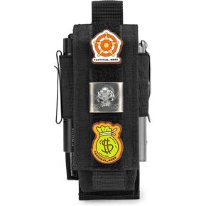 TACTICAL GEEK EDC Belt Organizer, Molle Multitool Sheath, EDC Pocket Organizer for Pack, Small Tool Organizer Pouch Accessories for Daily Carry