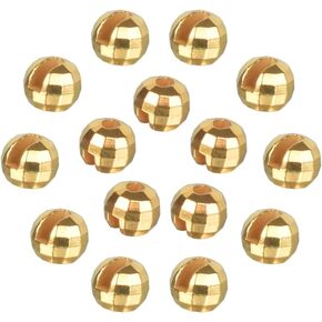 50pcs Tungsten Faceted Slotted Beads for Fly Tying, Sink Deeper and Faster 5 Colors/8 Sizes Slotted Tungsten Beads Fly Tying Beads Head Fly Tying Materials in Saudi Arabia