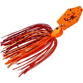 Z-Man CBJH12-21 Chatterbait Jackhammer 1/2 أوقية فاير كرو برتقالي
