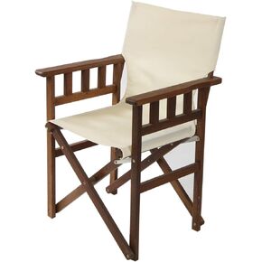 BYER OF MAINE, Pangean Campaign Chair, 20" D x 23" W x 36" H, Holds Up to 250 lbs, Hardwood, Perfect for Patio/Deck, Wood Folding Chairs, Patio Chair, Deck Chair, Wood Camp Chair, Green, Single
