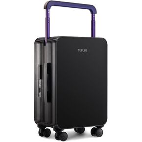 TUPLUS Suitcase ABS Hard Shell Luggage with 4 Spinner Wheels Hold Check in Travel Case with TSA Lock, Straight to Heart Series