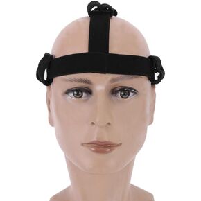MiOYOOW Head Lamp Strap, Head Strap Mount Holder Elastic Headlight Holder Strap Flashlight Headband for Flashlight with a Diameter of 1.8-3.3cm