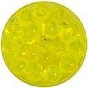 Atlas Mike's Jar of Plastic Salmon Fishing Bait Eggs, Yellow, Standard (43007)