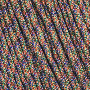 Parachute 550 Paracord Type III 7 Strand - (Rainbow, 10 Feet)