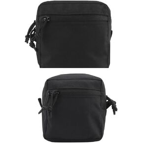 Tactical Molle Pouch Compact EDC Utility Gadget Pouch Waist Bags Sundries Storage Admin Organize Gear Gadget for Military Backpack Vest