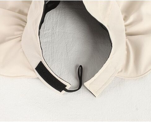 قبعة واسعة الحواف للنساء من الشمس - قبعة على شكل ذيل حصان - حماية من الأشعة فوق البنفسجية، قبعة شاطئ فارغة قابلة للطي للصيف في الهواء الطلق in Kuwait