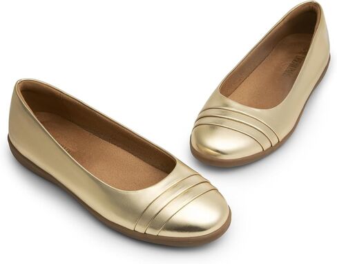 أحذية DREAM PAIRS النسائية المسطحة مع دعم للقوس، أحذية باليه مسطحة للنساء مريحة وأنيقة، مقدمة دائرية وأحذية مكتب سهلة الارتداء in Kuwait