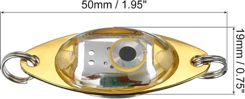 PATIKIL LED الصيد إغراء ضوء قطرة عميقة مصباح الصيد LED ملعقة تحت الماء أضواء الصيد مضاءة الطعم المتعري التصيد السحر تلاعب in Saudi Arabia