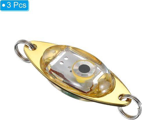 PATIKIL LED الصيد إغراء ضوء قطرة عميقة مصباح الصيد LED ملعقة تحت الماء أضواء الصيد مضاءة الطعم المتعري التصيد السحر تلاعب in Saudi Arabia