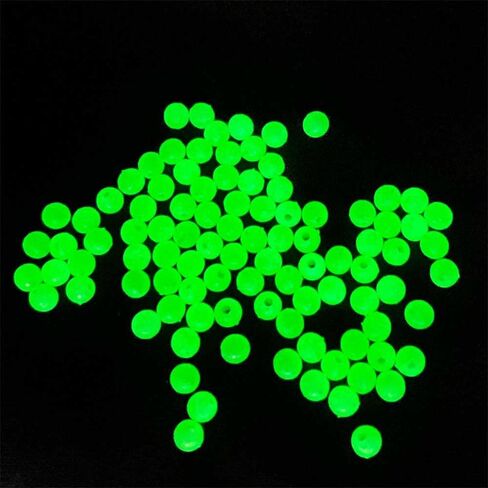 700pcs Luminous Fishing Beads,3mm-12mm Glow Fishing Beads Floating Fishing Line Ball Stopper Fishing Accessories Set in Saudi Arabia