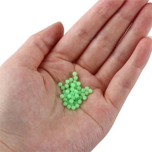 700pcs Luminous Fishing Beads,3mm-12mm Glow Fishing Beads Floating Fishing Line Ball Stopper Fishing Accessories Set in Saudi Arabia
