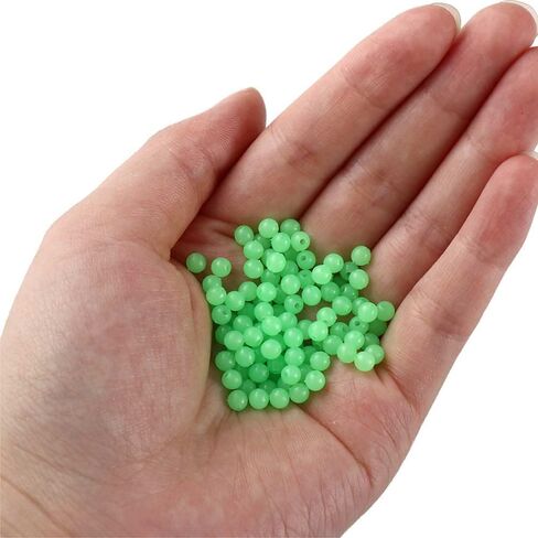 700pcs Luminous Fishing Beads,3mm-12mm Glow Fishing Beads Floating Fishing Line Ball Stopper Fishing Accessories Set in Saudi Arabia