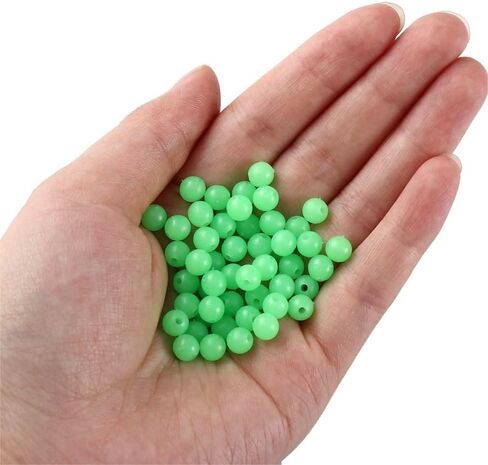 700pcs Luminous Fishing Beads,3mm-12mm Glow Fishing Beads Floating Fishing Line Ball Stopper Fishing Accessories Set in Saudi Arabia