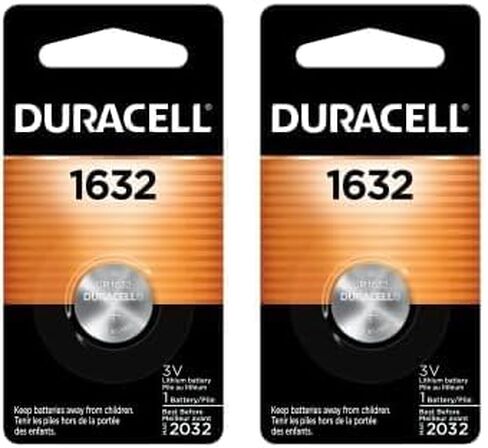 Duracell CR1632 Lithium Coin Battery, 1 Count, Watches & Key Fobs, 3V Cell in Saudi Arabia