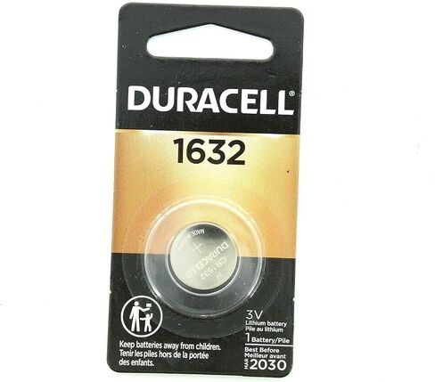 Duracell CR1632 Lithium Coin Battery, 1 Count, Watches & Key Fobs, 3V Cell in Saudi Arabia