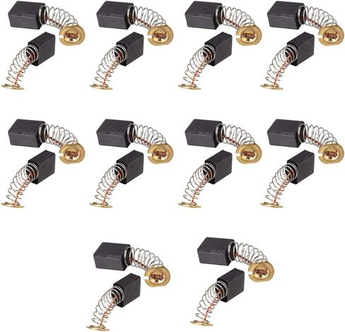 Rannb Carbon Brush Repair Parts DC Electric Motor Carbon Brush 18mm x 17mm x 7mm - Pack of 20 in Kuwait