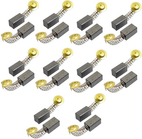 Rannb Carbon Brush Repair Parts DC Electric Motor Carbon Brush 18mm x 17mm x 7mm - Pack of 20 in Kuwait