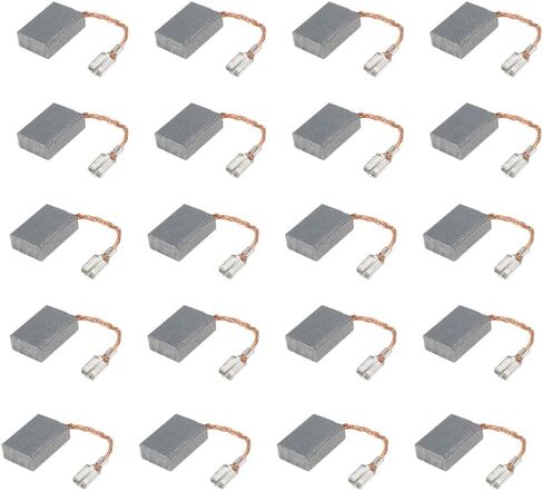 Rannb Carbon Brush Repair Parts DC Electric Motor Carbon Brush 18mm x 17mm x 7mm - Pack of 20 in Kuwait